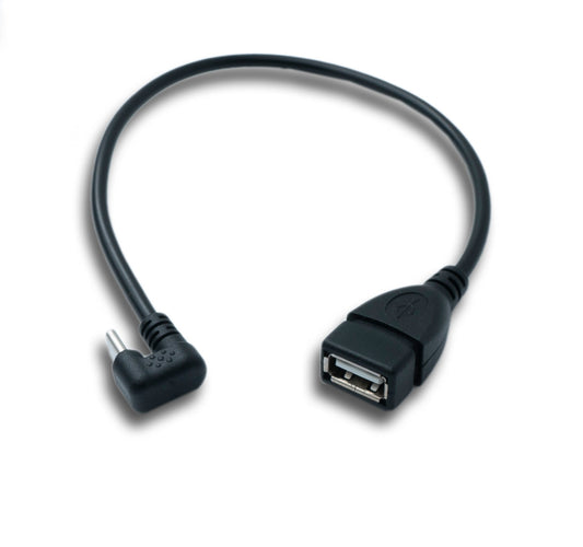 SYSTEM-S USB 3.1 cable 30 cm Type C male to 2.0 A female 180° U-turn angle adapter