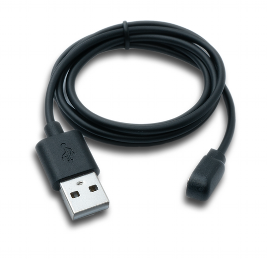 SYSTEM-S USB 2.0 snúra, 100 cm hleðslusnúra fyrir Suunto Wing beinleiðniheyrnartól