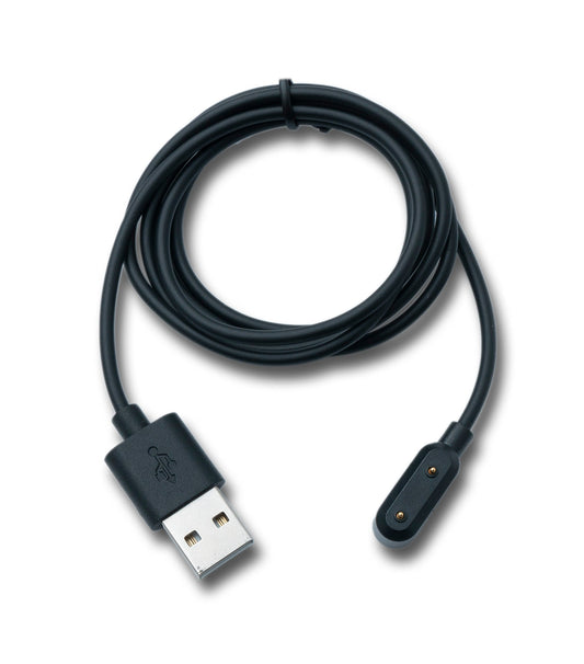 SYSTEM-S USB 2.0 Cable 100 cm Charging Cable for VIVO Watch GT IQOO Watch GT Smartwatch Black