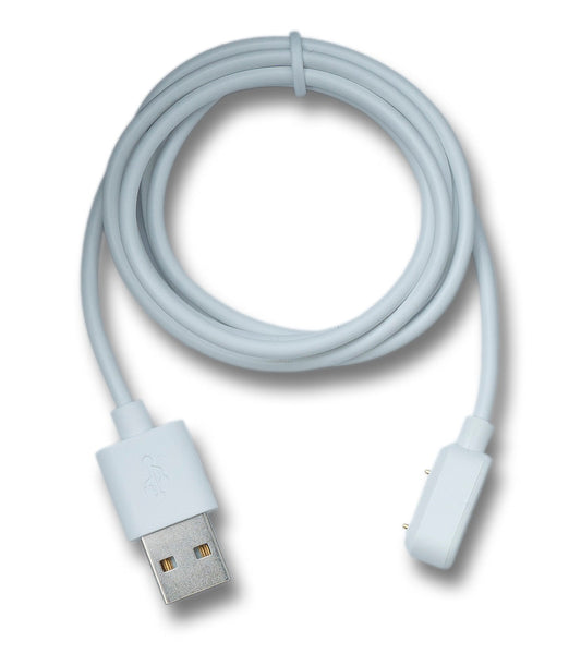 SYSTEM-S USB 2.0 Cable 100 cm Charging Cable for VIVO Watch GT IQOO Watch GT Smartwatch White