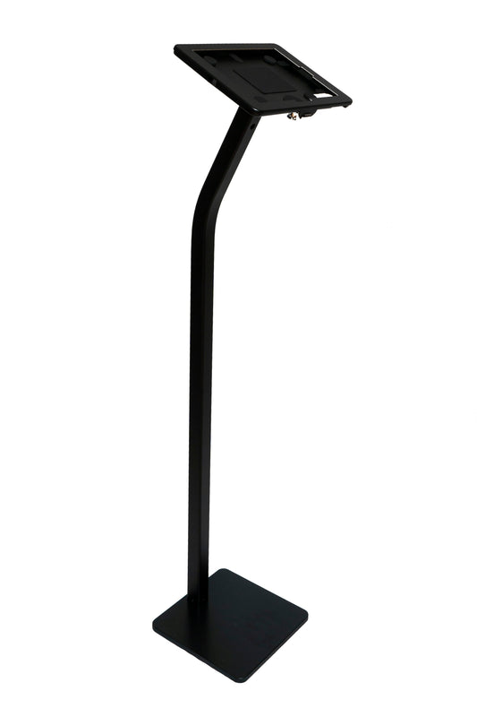 SYSTEM-S gólfstandur 120 cm læsanlegur festing fyrir iPad 10, Pro 11", Air (2018 2020 2021 2022 2024)