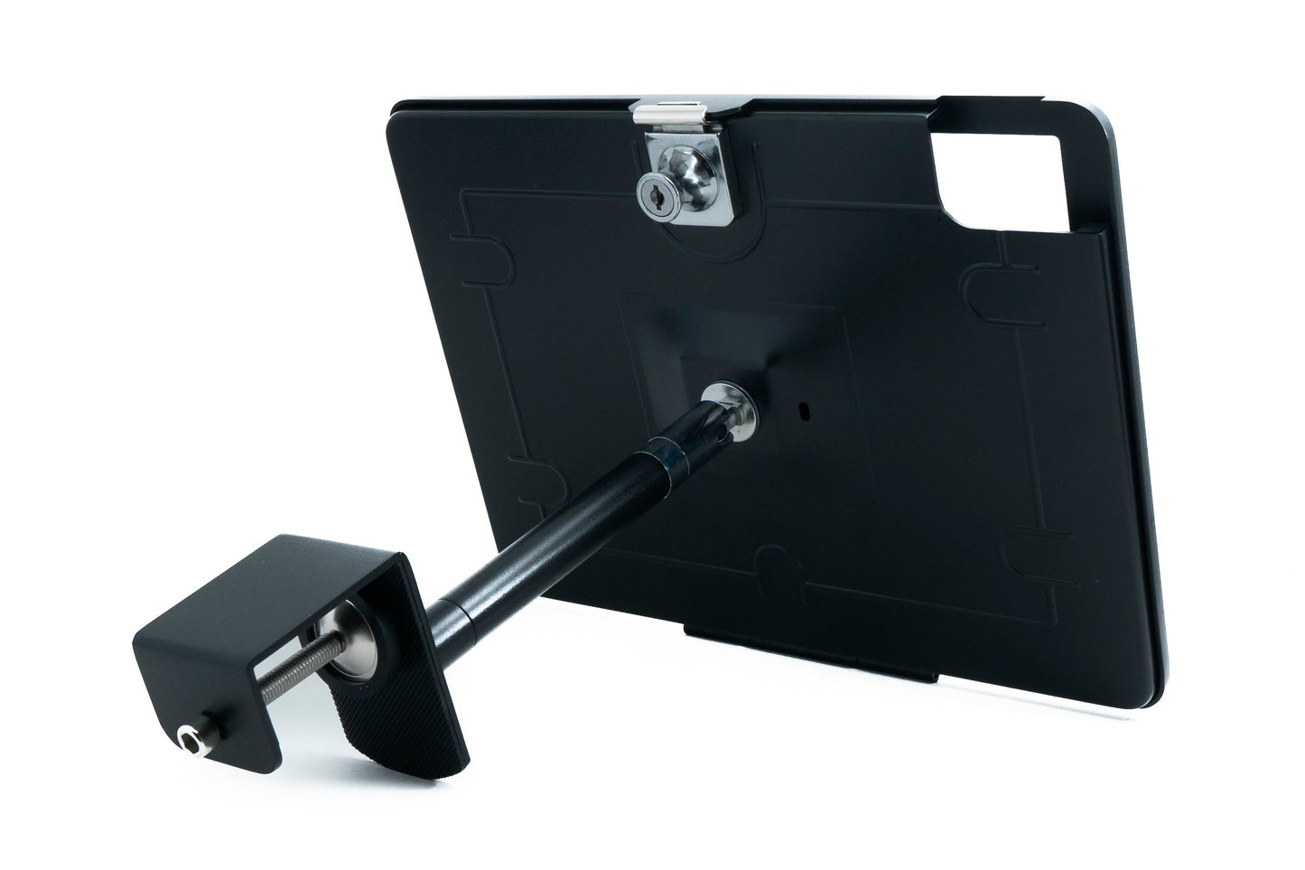 SYSTEM-S borðfestingarklemma, læsanleg 360° standur fyrir iPad Pro 13" Air 13" (M2) Pro 6 5 4 3 12.9"
