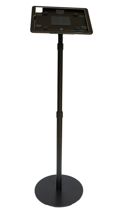 SYSTEM-S floor stand 150 cm lockable holder for iPad 7 8 9 10.2" (2019 2020 2021)