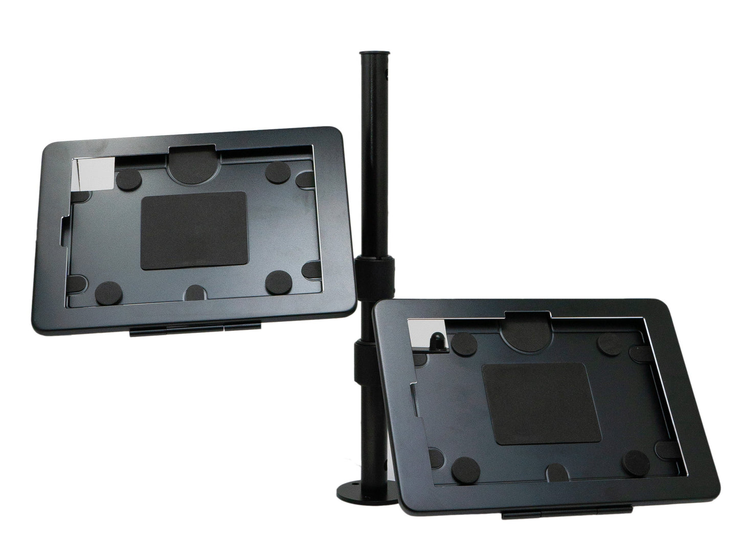 SYSTEM-S Double Desk Mount 360° Stand Lockable for iPad 10, Pro 11", Air (2018 2020 2021 2022 2024)