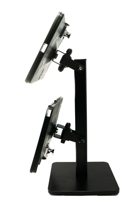 SYSTEM-S table stand dual 360° rotatable 180° tiltable holder lockable for iPad 10.2" 9 8 7