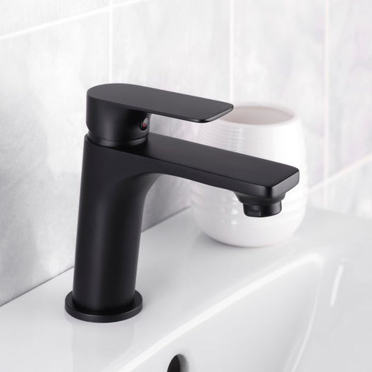 Cornat "NOIR ROUND" Waschtisch-Einhebelmischer (mattschwarz)