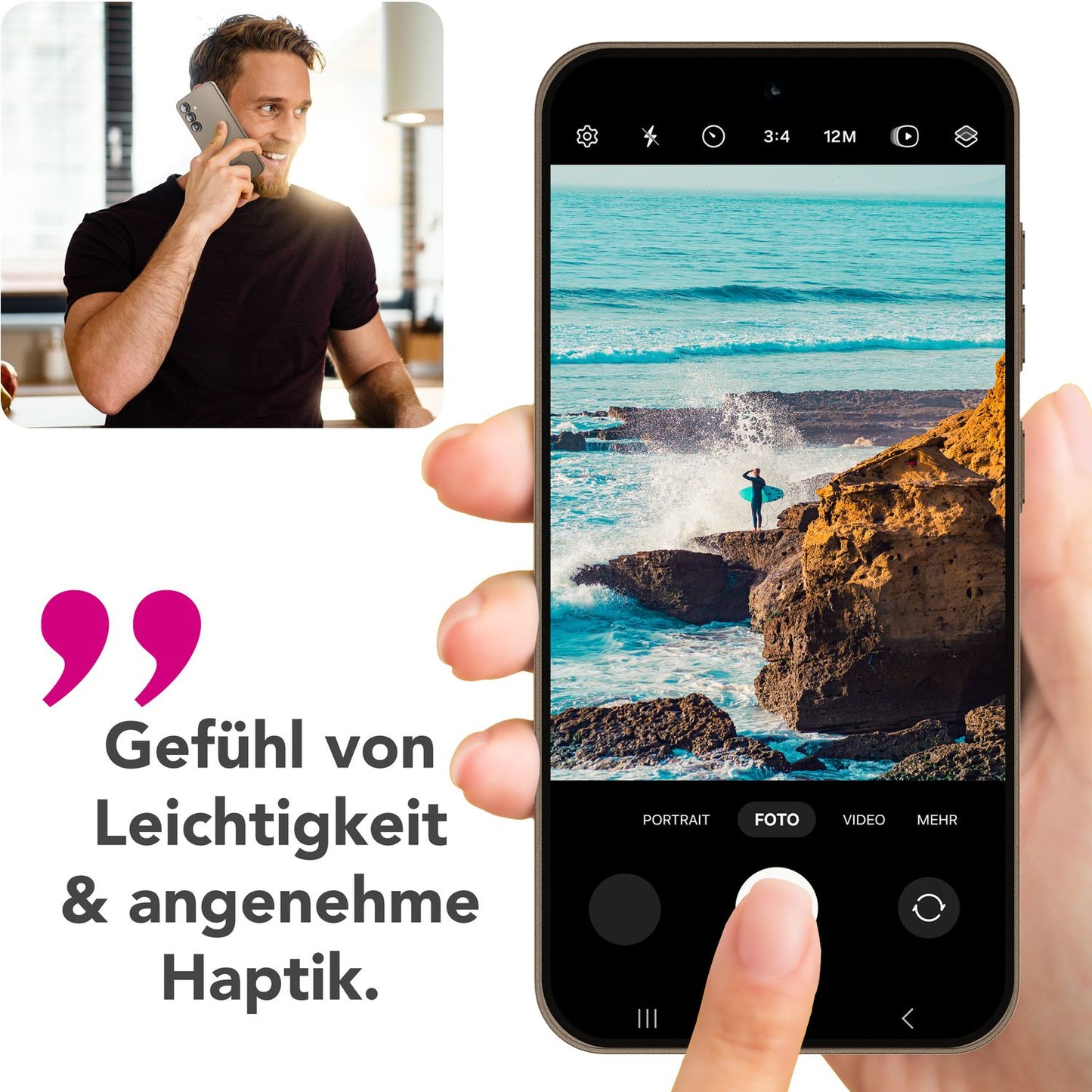 NALIA Phantom Case for Samsung Galaxy S25, Extremely Thin 0.3mm Hard Case, Matte Protective Case, Fingerprint-Resistant, Minimalist, Feather-Light Phone Case