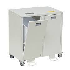 Novocal Wertstoffschrank Serie 3000 Zweifachsammler Material: Stahlblech, kunststoffbeschichtet F | Packung (1 Stück)