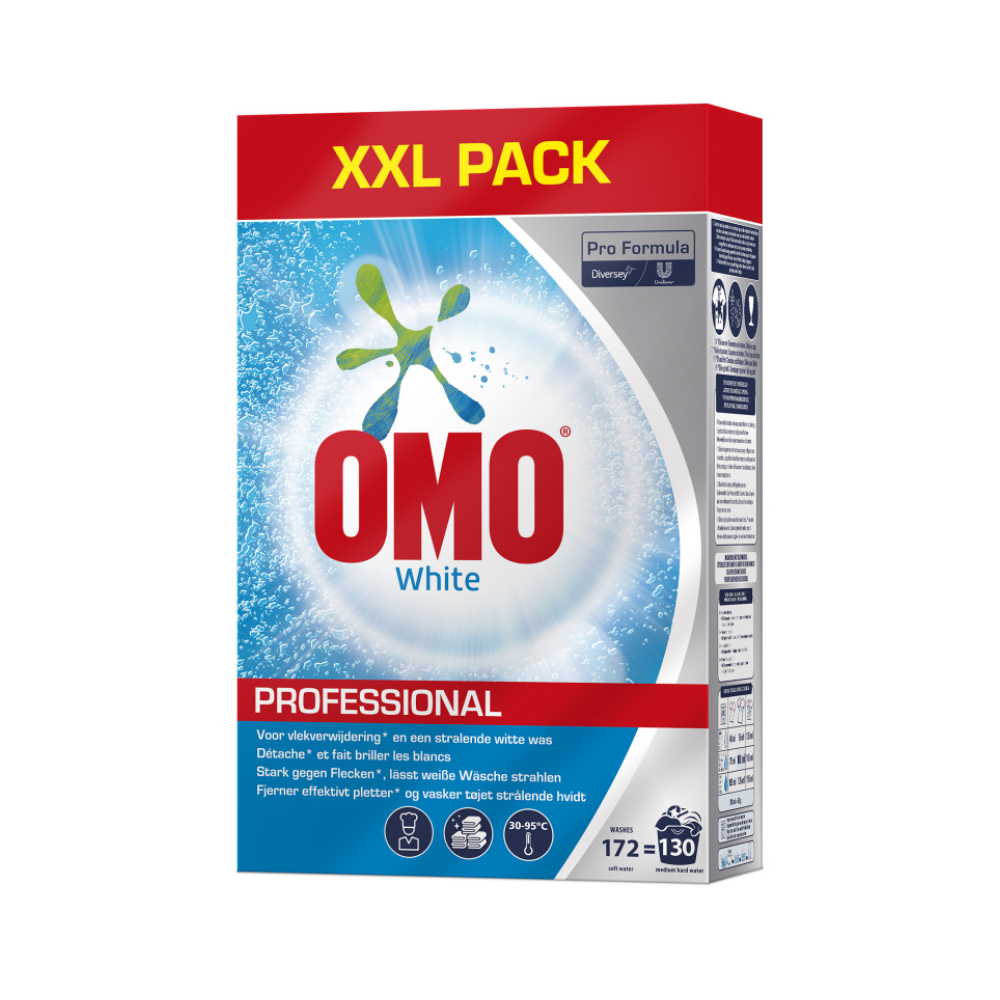 Auslaufartikel: OMO Professional White, Vollwaschmittel 8,4 kg XXL Pack | Packung (8400 g)