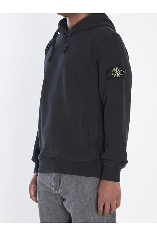 Organic cotton hooded sweatshirt