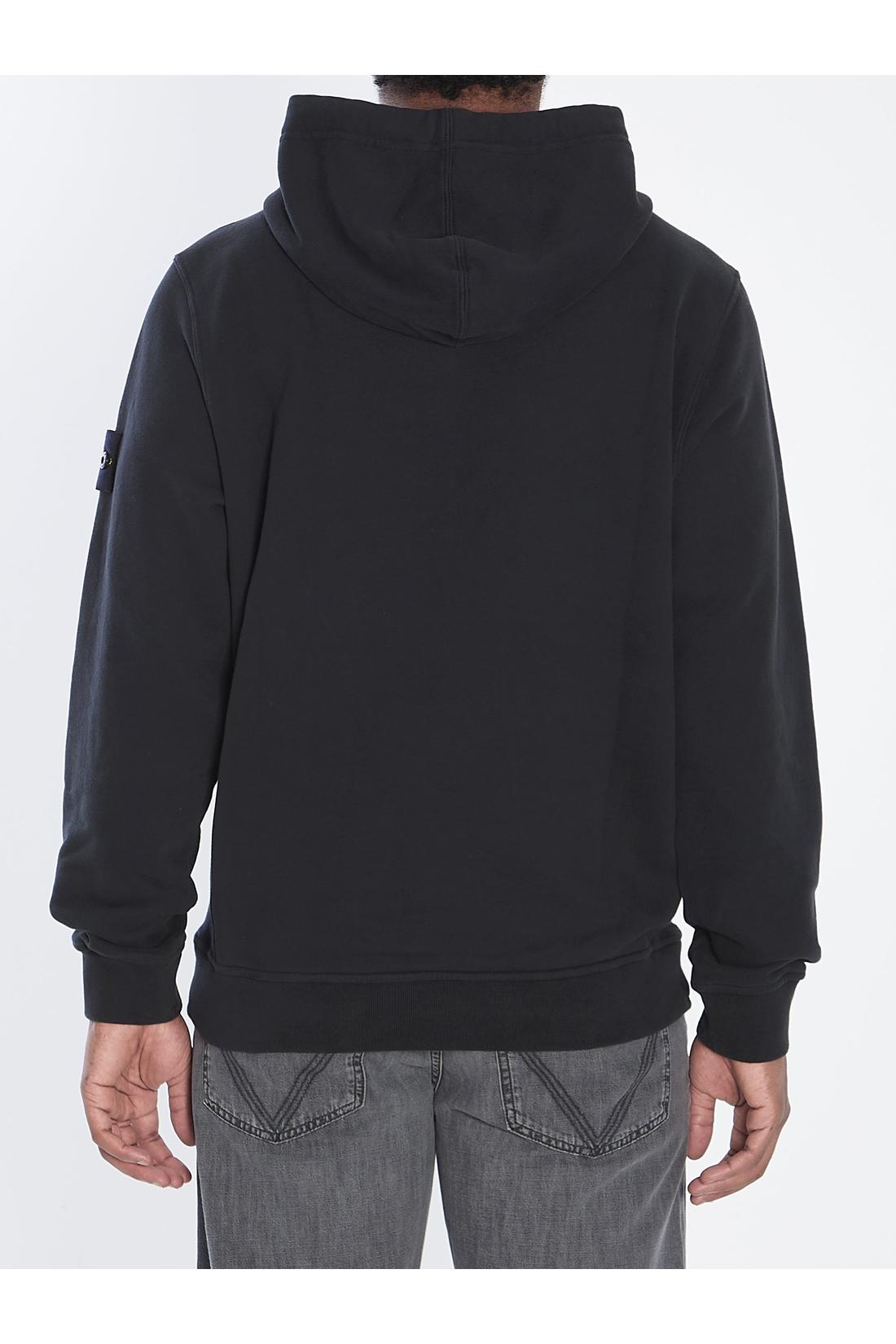 Organic cotton hooded sweatshirt