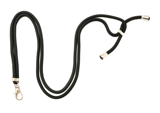 SYSTEM-S shoulder strap neck strap for smartphone case made of nylon in black