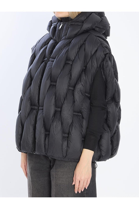 Padded nylon vest