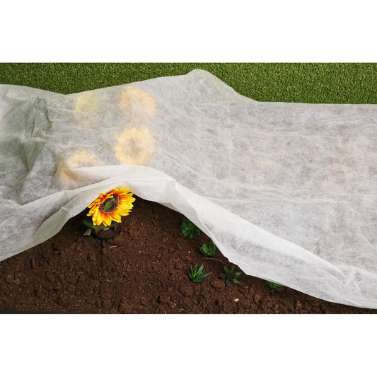 Pflanzenabdeckung Frostschutzvlies Winterschutz Pflanzenschutz weiß Kälteschutz