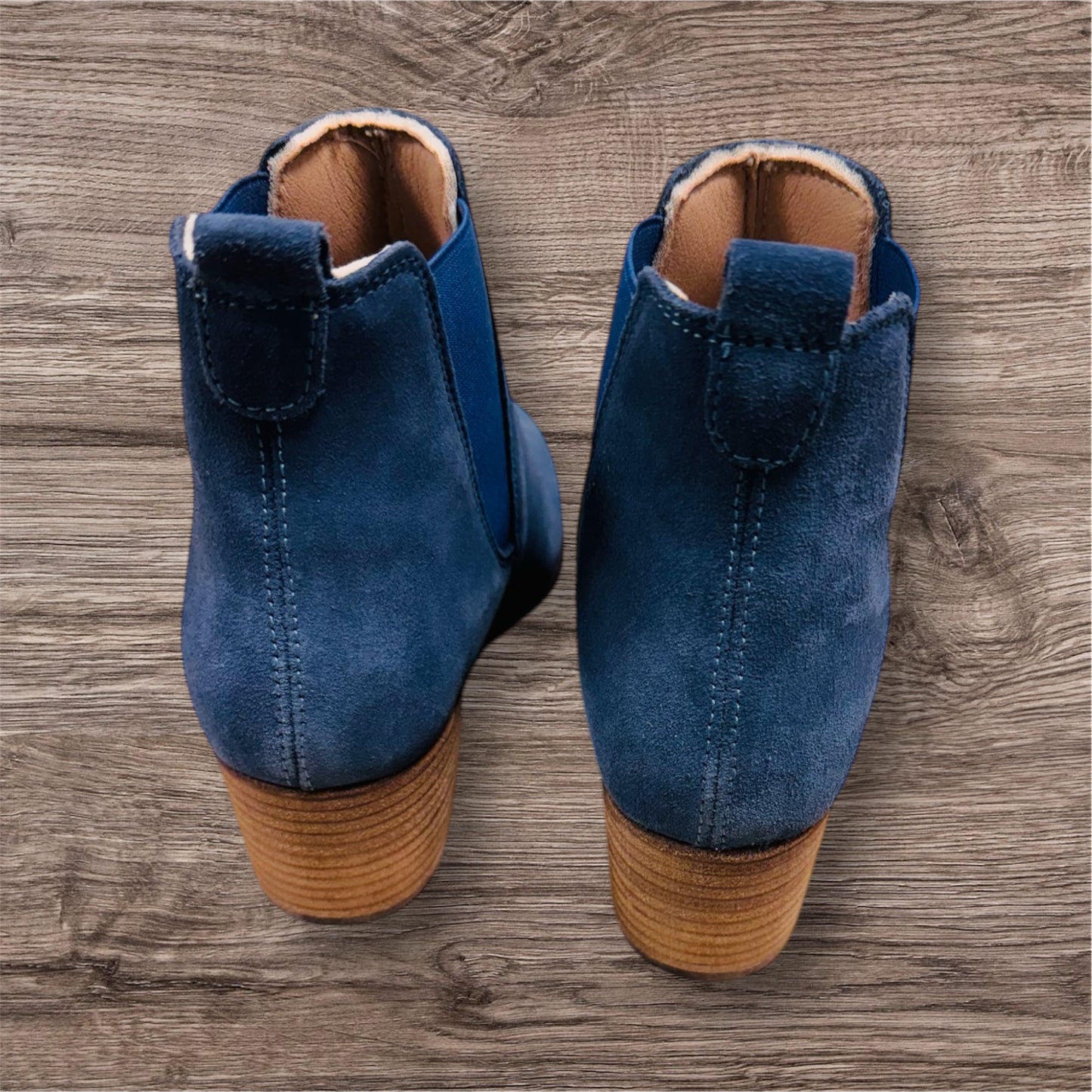 G. Quarenghi Damen Leder Ankle Boots Blau Herstellernummer : NG_GQUAR-colbl( Letze Stück )