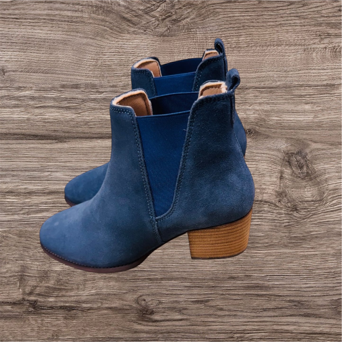 G. Quarenghi Damen Leder Ankle Boots Blau Herstellernummer : NG_GQUAR-colbl( Letze Stück )
