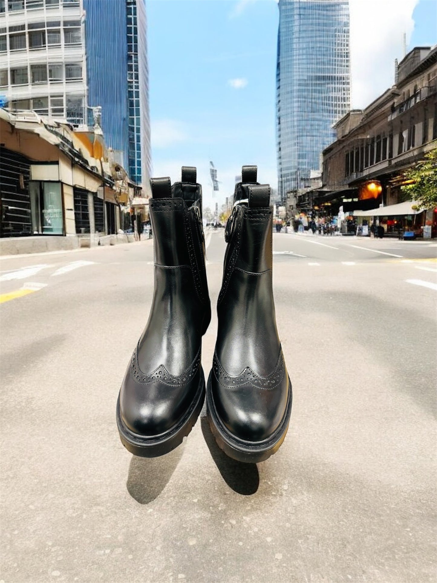 Geox Bleyze E Smooth Leather Women's Boots Manufacturer number: D26QDE ( Last pieces )