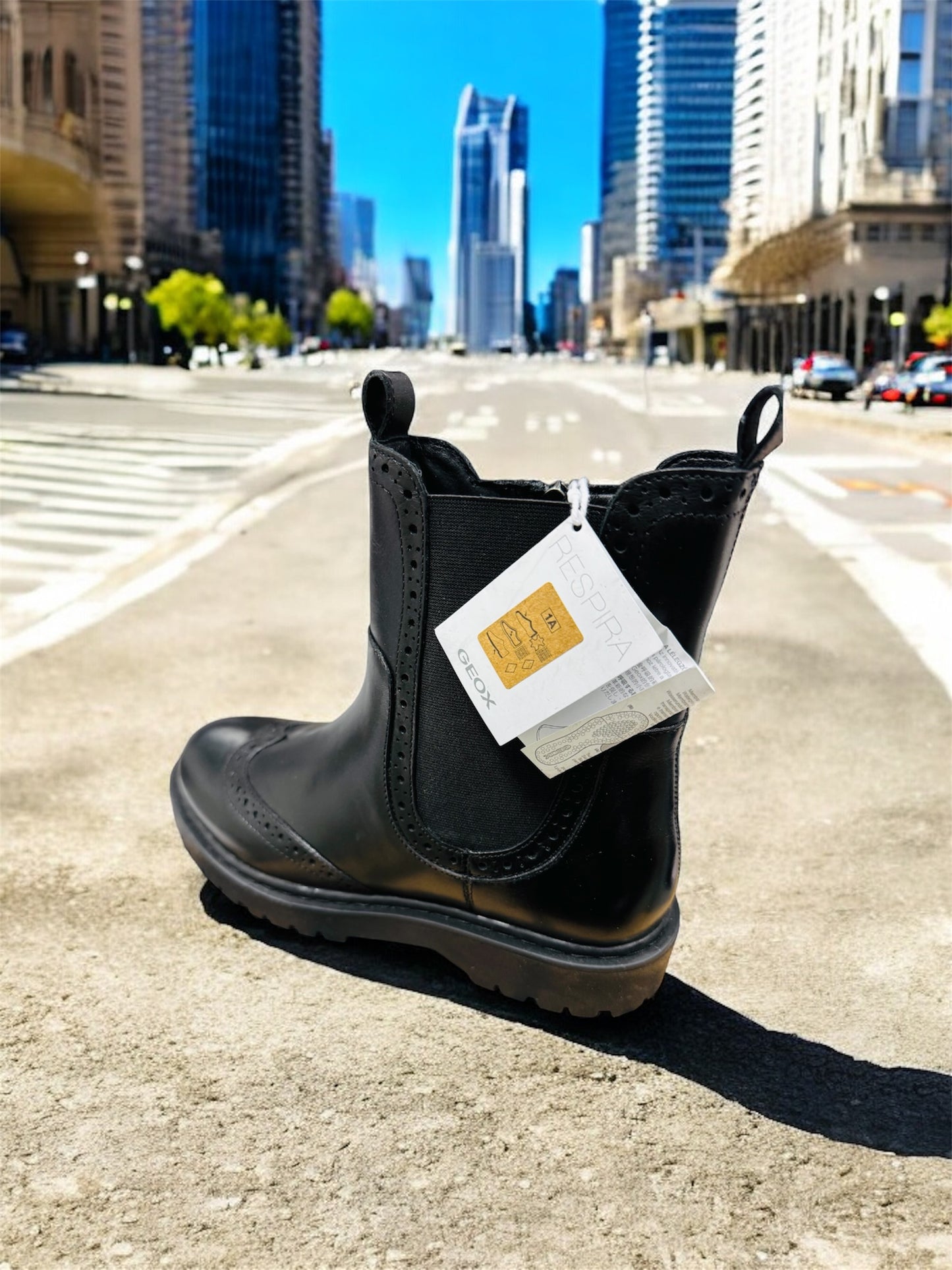 Geox Bleyze E Smooth Leather Women's Boots Manufacturer number: D26QDE ( Last pieces )