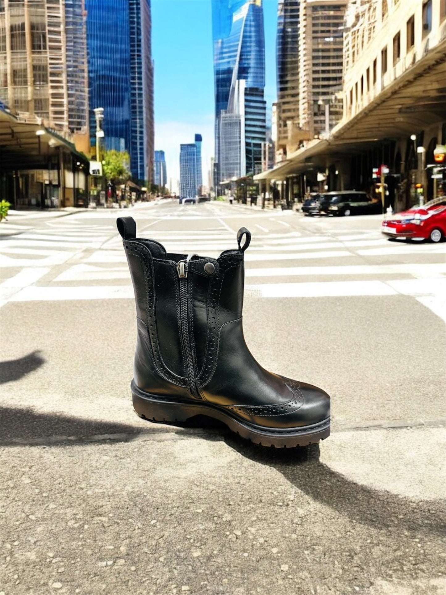 Geox Bleyze E Smooth Leather Women's Boots Manufacturer number: D26QDE ( Last pieces )