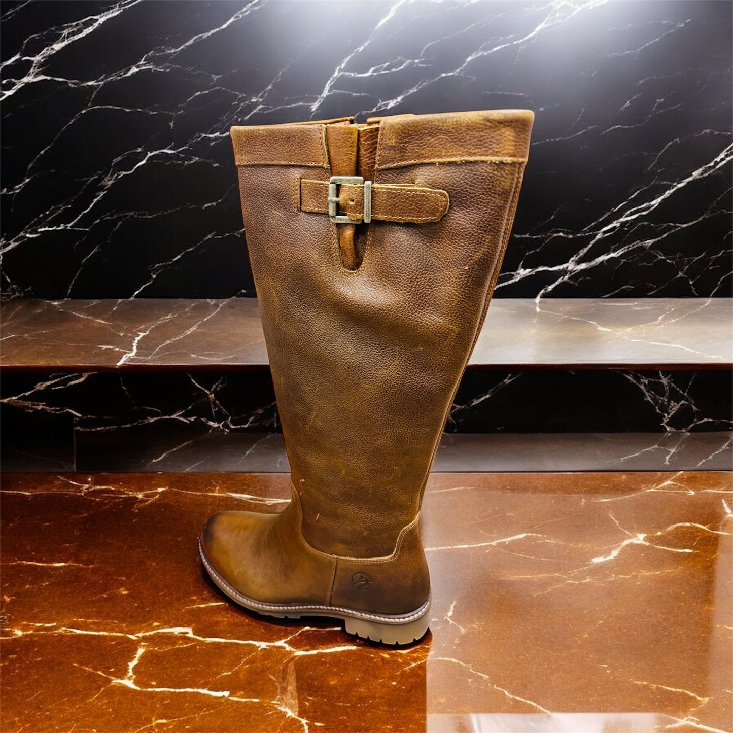 Traveliń Daneborg Leder Damen Stiefel in Darkbraun Herstellernummer : TR_DANE-COLCOG ( Letzte Stück )