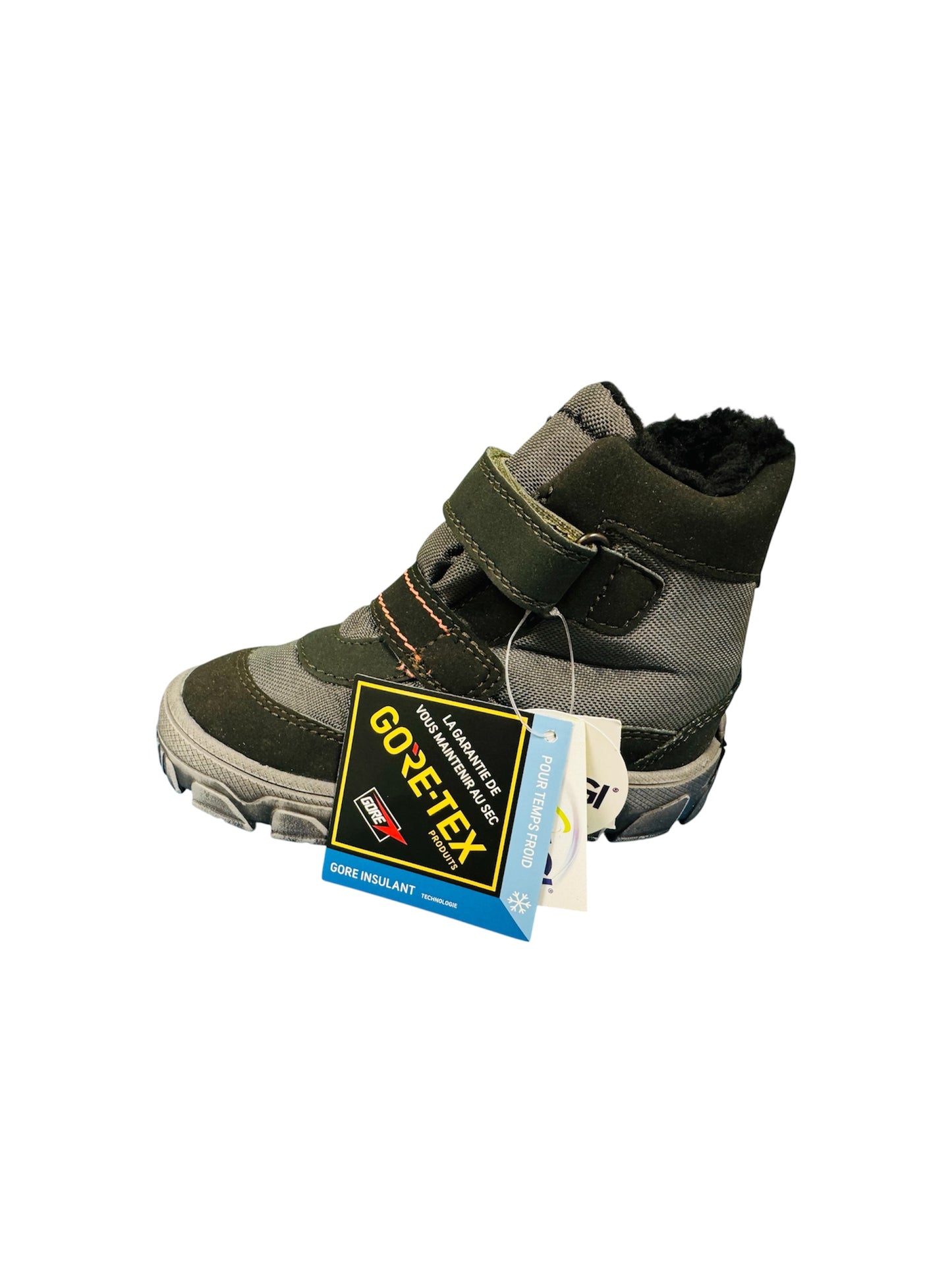 Primigi Unisex Kinder Winterschuhe Schwarz / Grau