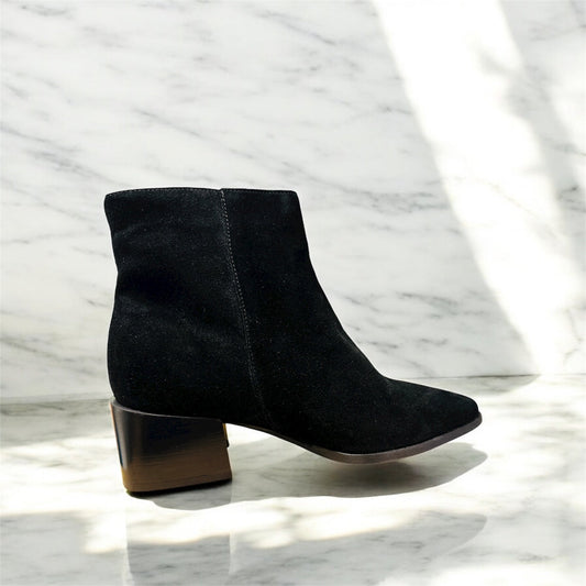 André Errol Damen Leder Winter Stiefeletten