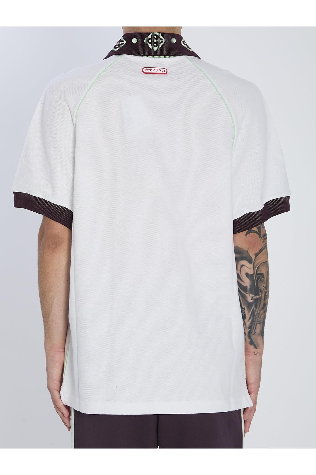 Piqué cotton polo shirt