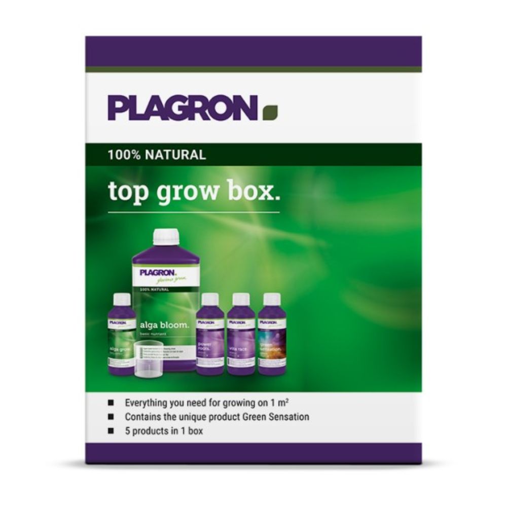 Plagron Top Grow Box 100% Natural - Vollständiges Grow-Set | 1 Stück