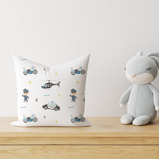 "Police" Premium Children's Decorative Pillow