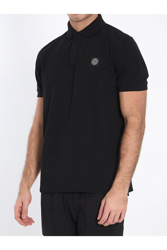 Polo shirt in piqué cotton