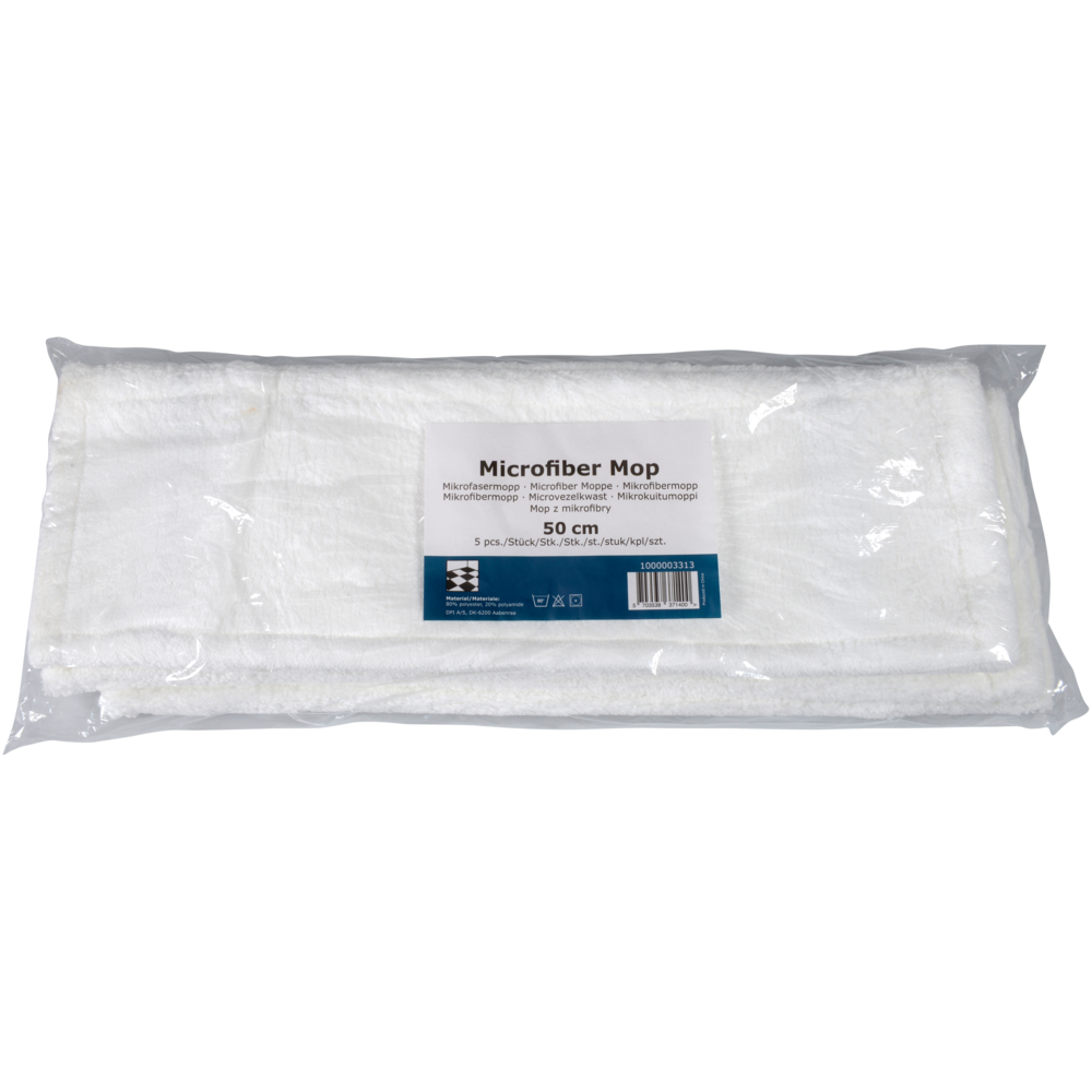 Mikrofasermopp Standard, Weiß