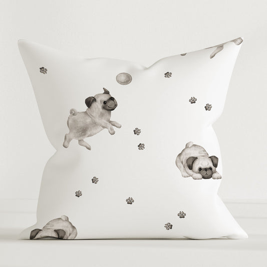 "Cute Pug" Premium Decorative Pillow