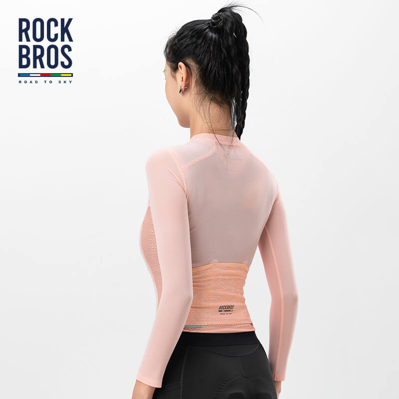 ROAD TO SKY Damen Langarm-Radtrikot Fahrrad Jersey für MTB & Rennrad