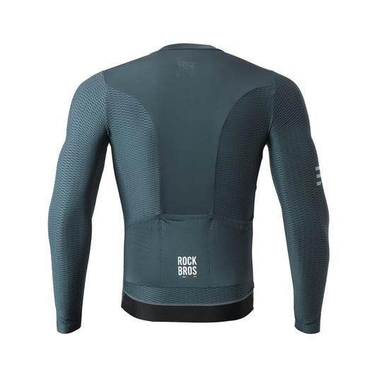 ROAD TO SKY Men's Long Sleeve Cycling Jersey for MTB & Road Bike