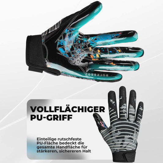 ROCKBROS íþróttahanskar fyrir börn, öndunarvænir og teygjanlegir