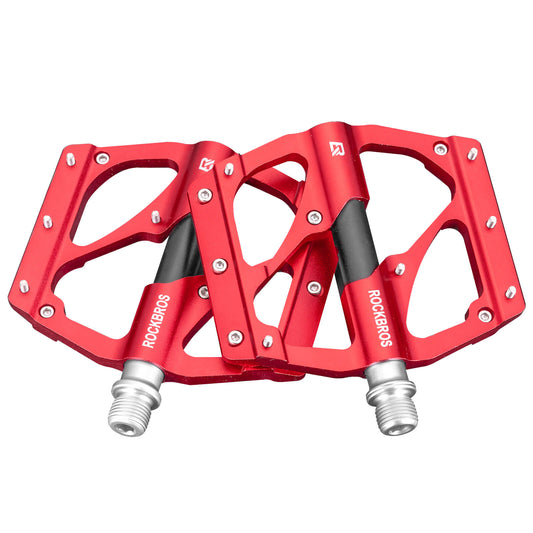 ROCKBROS Aluminum Pedals Lightweight Dustproof with Anti-Slip Pins