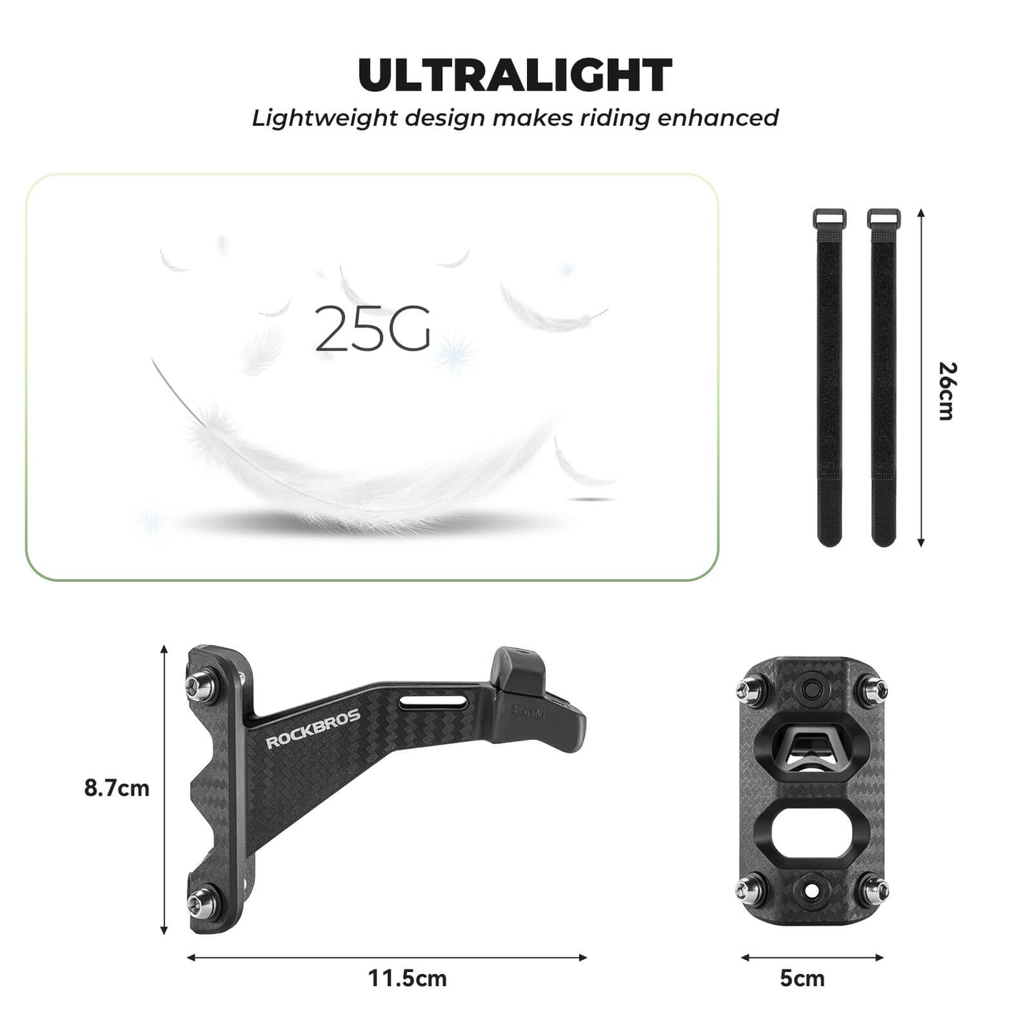 Bicycle Bottle Holder Seamless Adjustable Mount