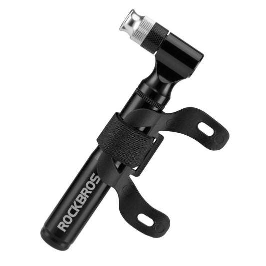 130PSI flytjanleg hjóladæla með festingu fyrir Presta og Schrader ventla