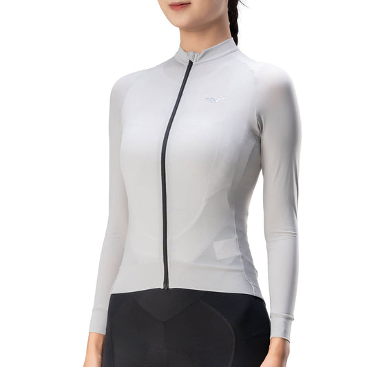 ROCKBROS TVI Damen Langarm-Radtrikot Fahrrad Jersey für MTB & Rennrad