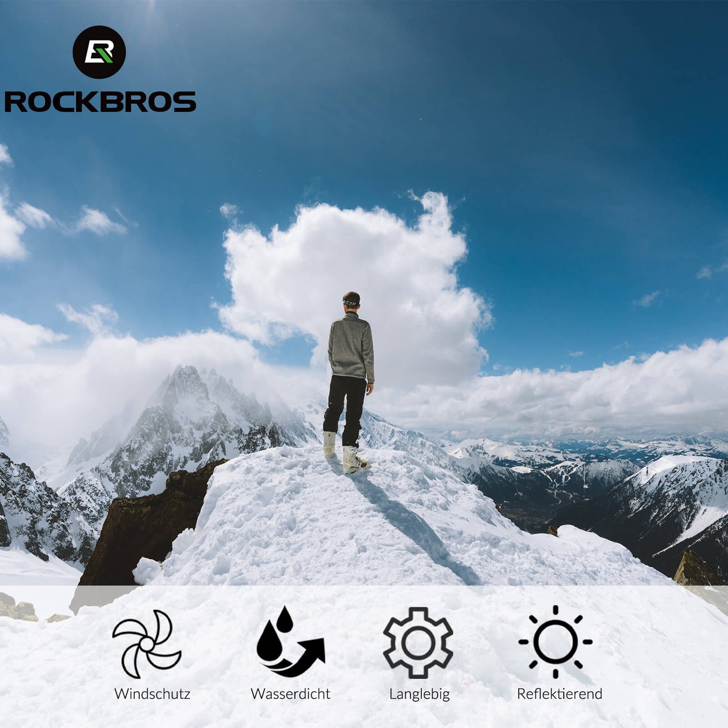 ROCKBROS Überschuhe Wasserabweisend Fahrrad Überzieher Winddicht Shoe Cover