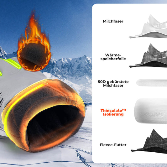 Winter cycling gloves, touchscreen warm, windproof