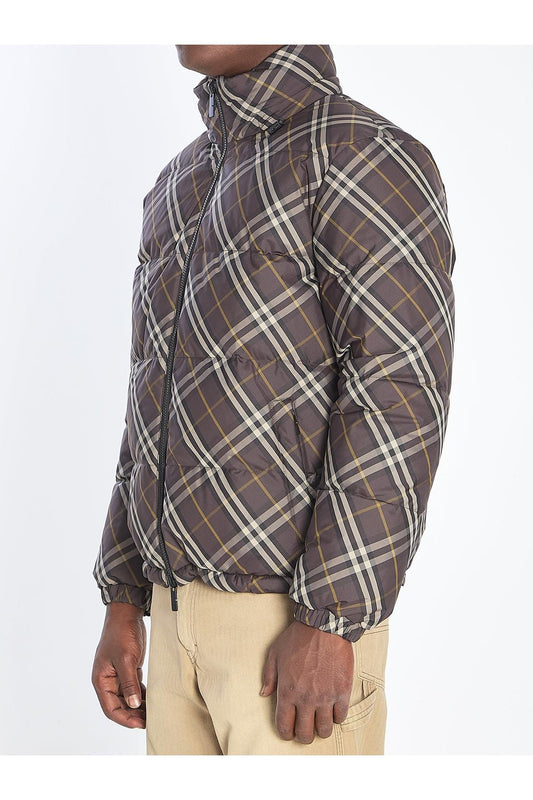 Reversible Check puffer jacket