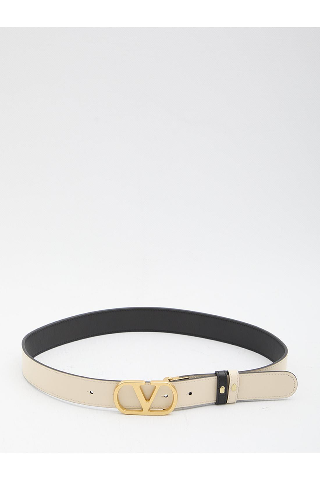 Reversible VLogo Signature belt