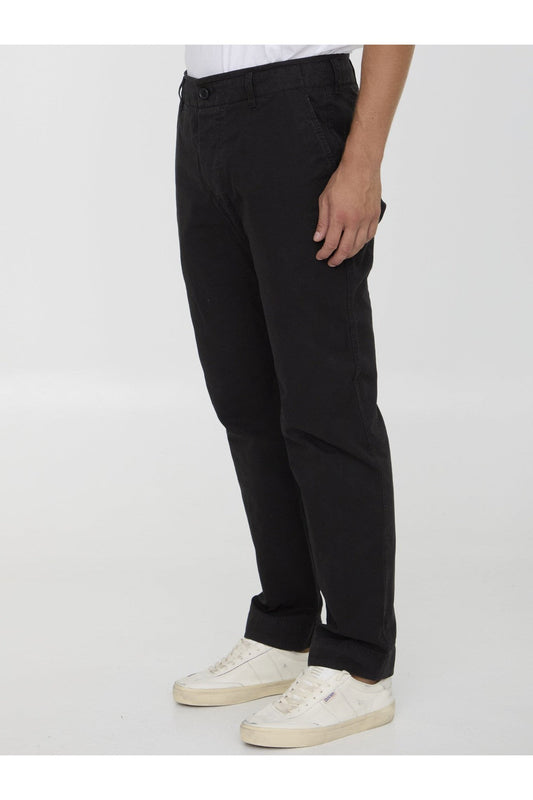 Rigid canvas pants