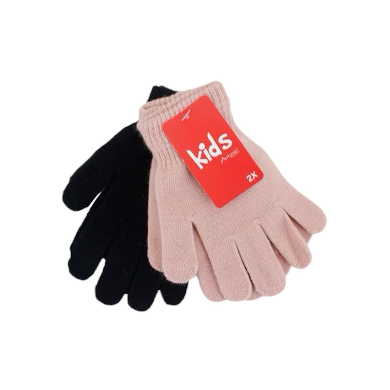 2er Pack Kinder Handschuhe » Doppelpack Kinderhandschuhe » Fingerhandschuhe in 2 Farben
