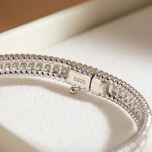 Moissanite armband, frábær gjöf fyrir stelpur