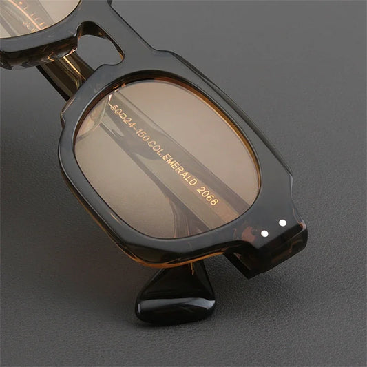 MOSCOT LEMTOSH retro ferkantaðar sólgleraugu úr hágæða