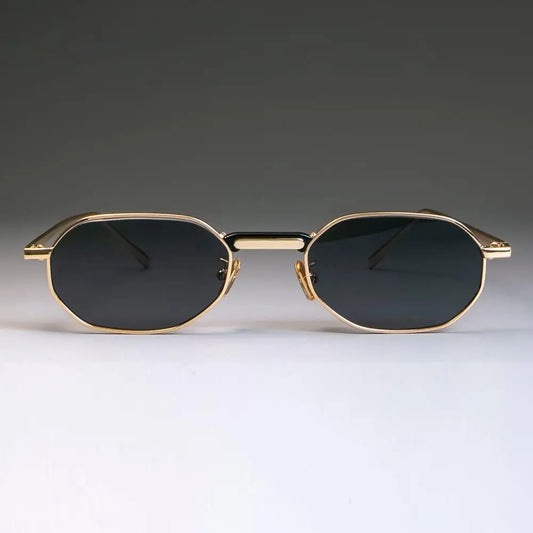 Klassískir steampunk-gleraugu úr málmi – lítil umgjörð, vintage unisex sólgleraugu
