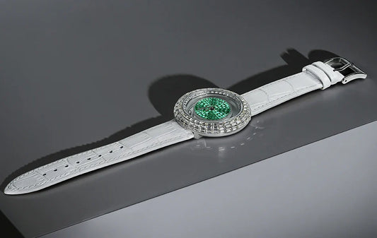 Tískulegt kristal kvars armbandsúr fyrir konur, glæsilegt armband, gjöf fyrir dömur