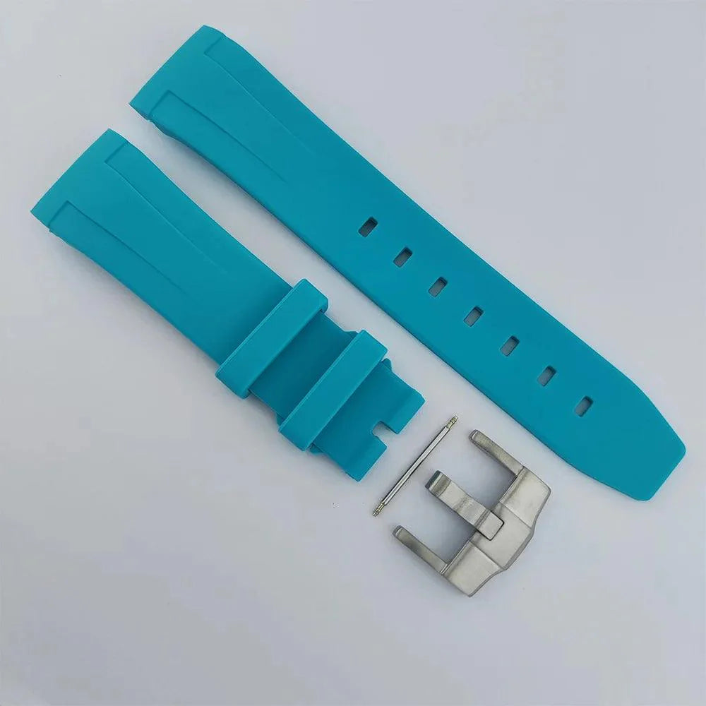 watches stainless steel rubber straps